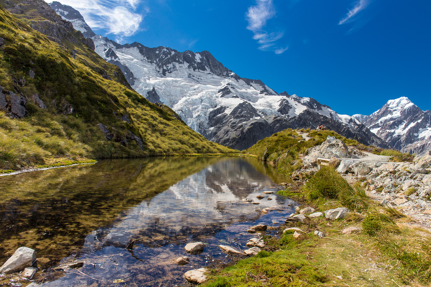 Sealy Tarns, Mount Cook National Park, New Zealand